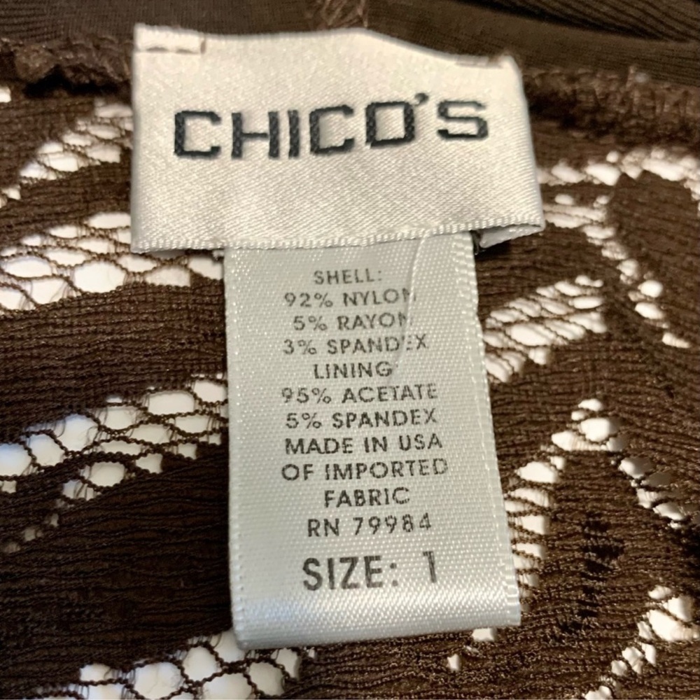 CHICO’S Lace Cascade Jacket - Picture 5 of 10